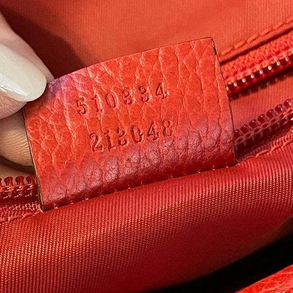 GUCCI Nylon Monogram Double Buckle Flap Messenger Bag Vibrant Red - Picture 11 of 16